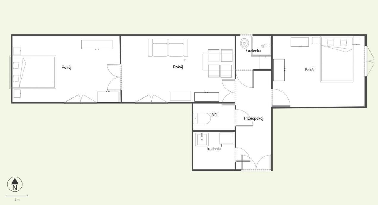 Apartament M15 Apartment Krakow Bagian luar foto